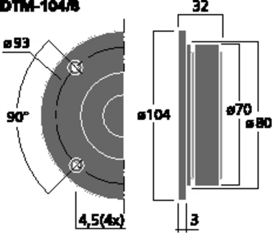 Monacor DTM-104/8